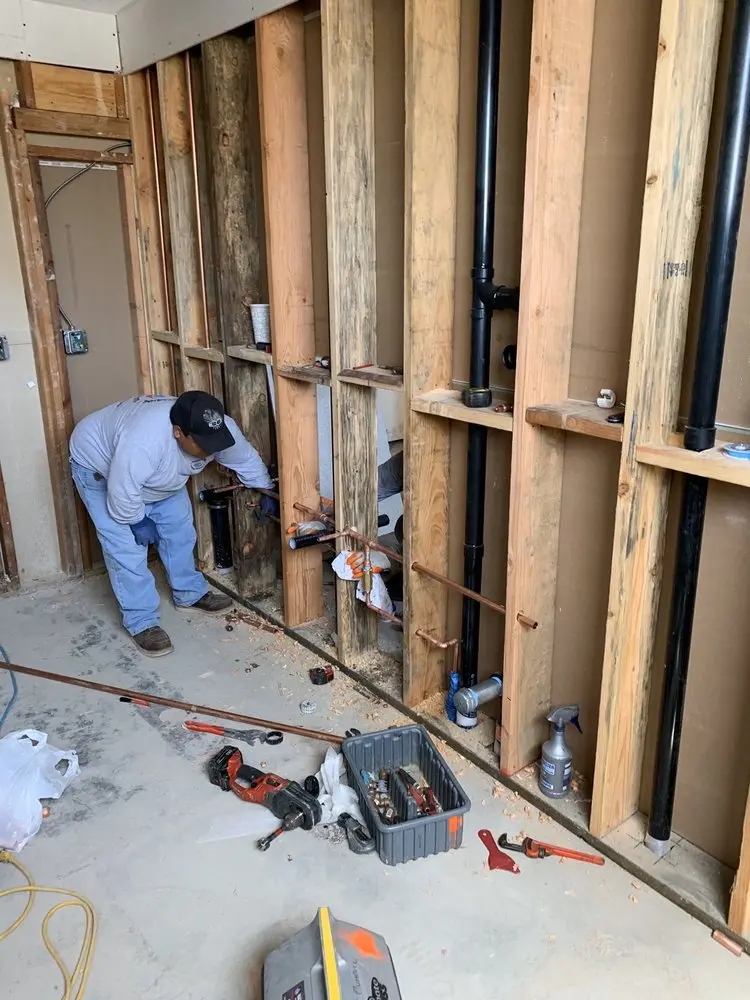 Commercial rough-in plumbing for Water Heater Replacement in Oakmont